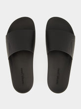 Frescobol Carioca Black Humberto Leather Sliders