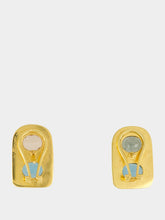 Maria João Bahia Gold-Plated Silver Combined Stone Earrings