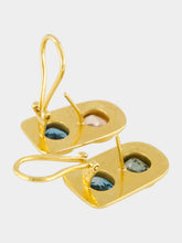 Maria João Bahia Gold-Plated Silver Combined Stone Earrings