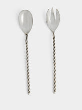 Maria João Bahia Twisted Sterling Silver Salad Set
