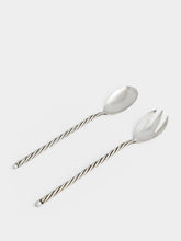 Maria João Bahia Twisted Sterling Silver Salad Set