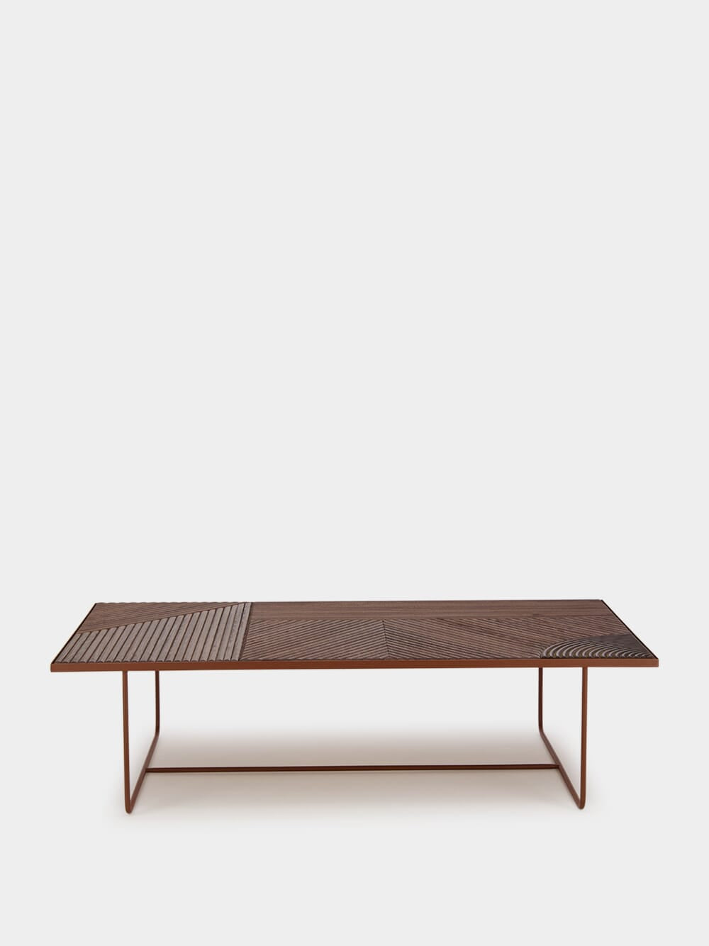 Paloma Brown Rectangular Coffee Table