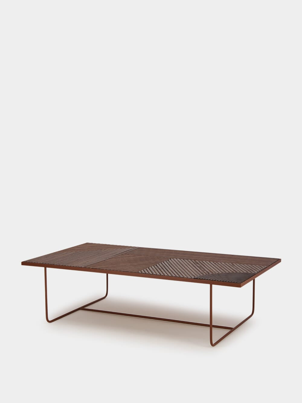 Paloma Brown Rectangular Coffee Table