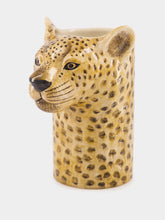 Quail Ceramics Leopard Utensil Pot