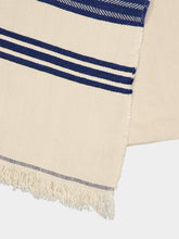 Libeco Indigo Stripe Linen Tablecloth