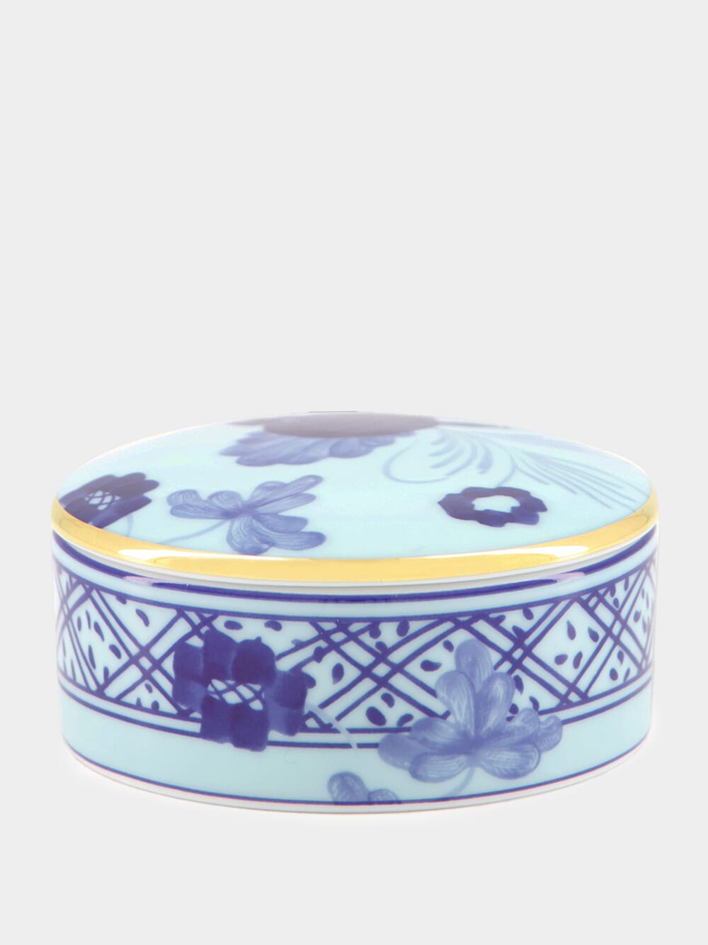 Iris Porcelain Jewelry Box