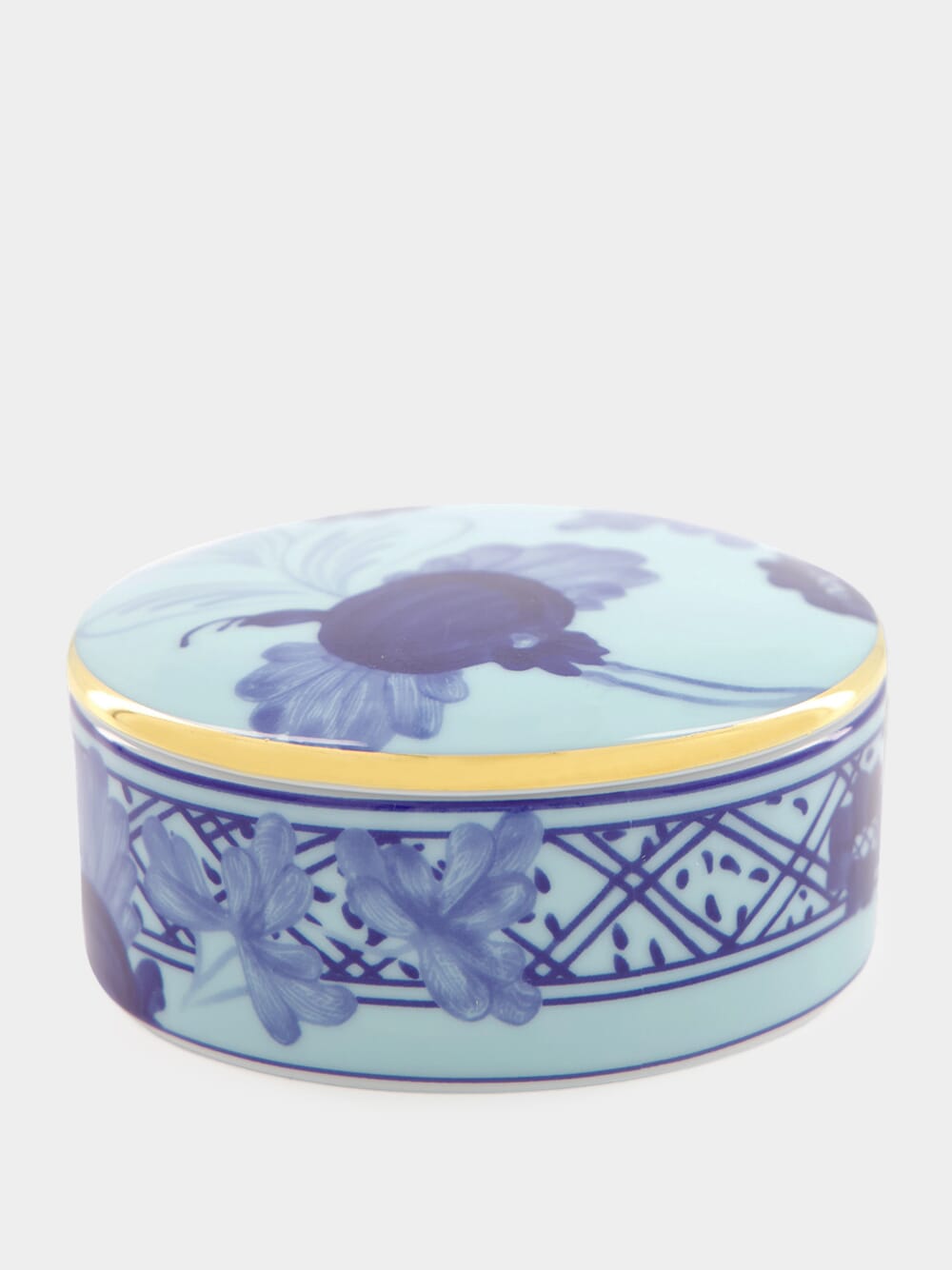 Iris Porcelain Jewelry Box