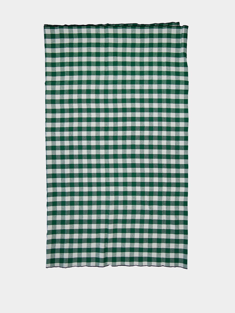 Green Bourdon Black Mesh Gingham Rectangular Extra Large Tablecloth