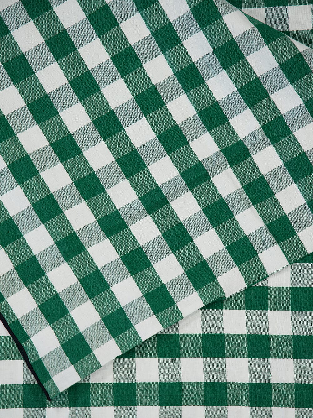 Green Bourdon Black Mesh Gingham Rectangular Extra Large Tablecloth