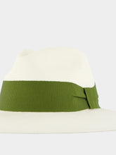 Frescobol Carioca Rafael Panama Hat in Olive Green