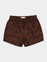 Frescobol Carioca Cacao Brown Rio Sport Copacabana Swim Shorts