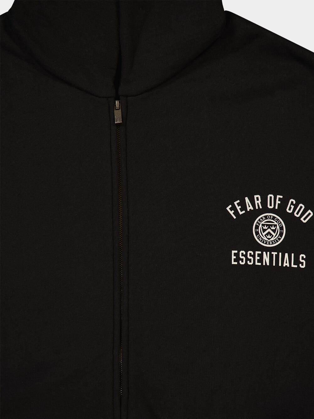 Black Full-Zip Sweatshirt