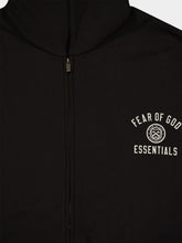 Fear Of God Essentials Black Full-Zip Sweatshirt