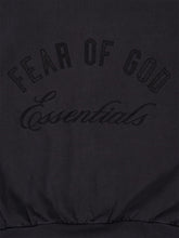 Fear Of God Essentials Vintage Black Embroidered Classic Full Zip Hooded Sweatshirt