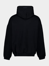 Fear Of God Essentials Jet Black Hooded Sweatshirt Oversized 90s Fit