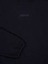 Fear Of God Essentials Jet Black Hooded Sweatshirt Modern Fit