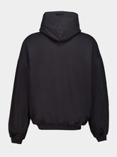 Fear Of God Essentials Faded Black Campus 90s Hooded Sweatshirt