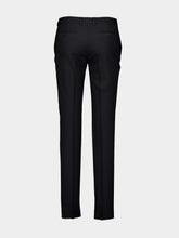 Saint Laurent Classic Wool Gabardine Trousers