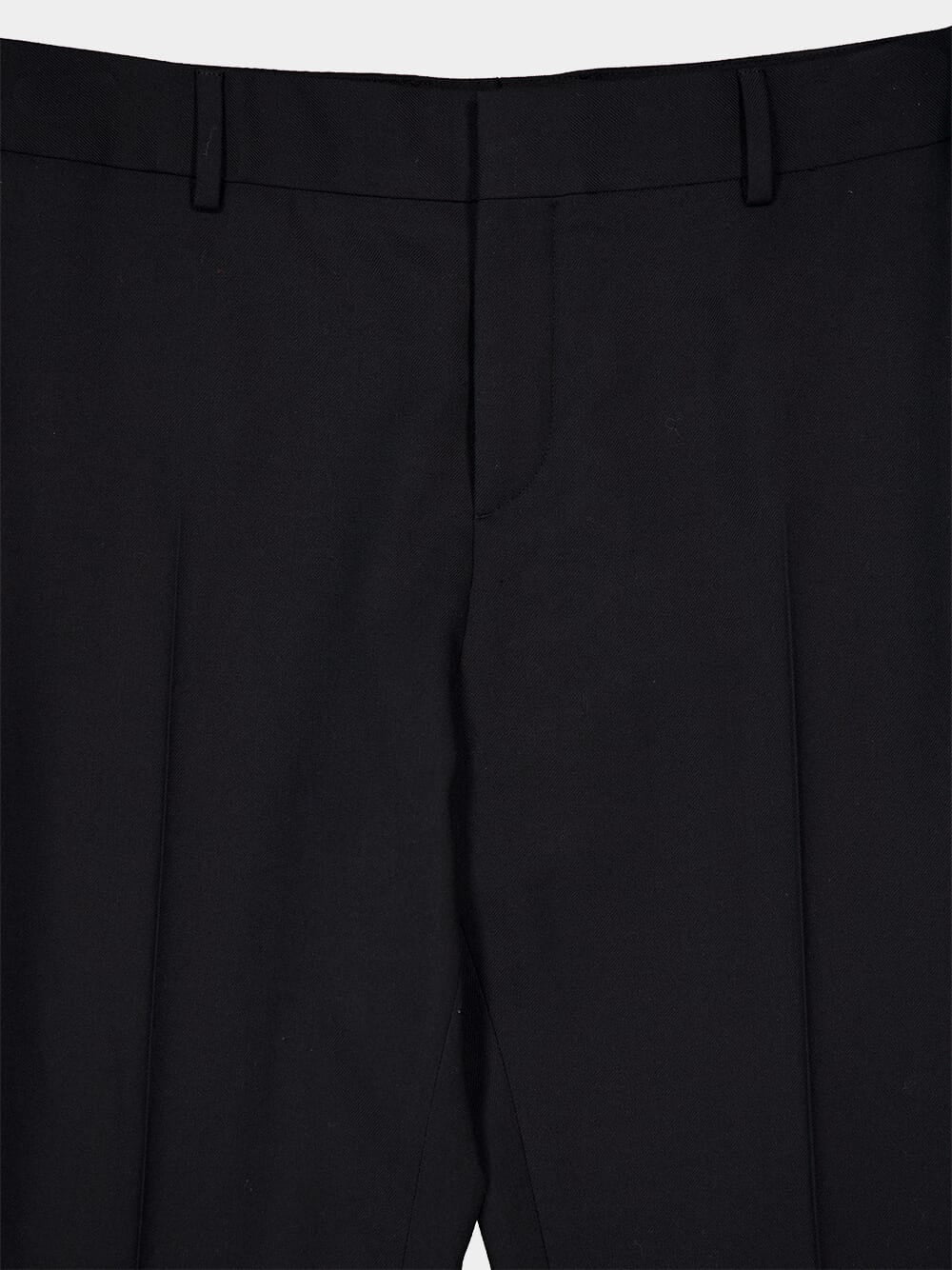 Classic Wool Gabardine Trousers