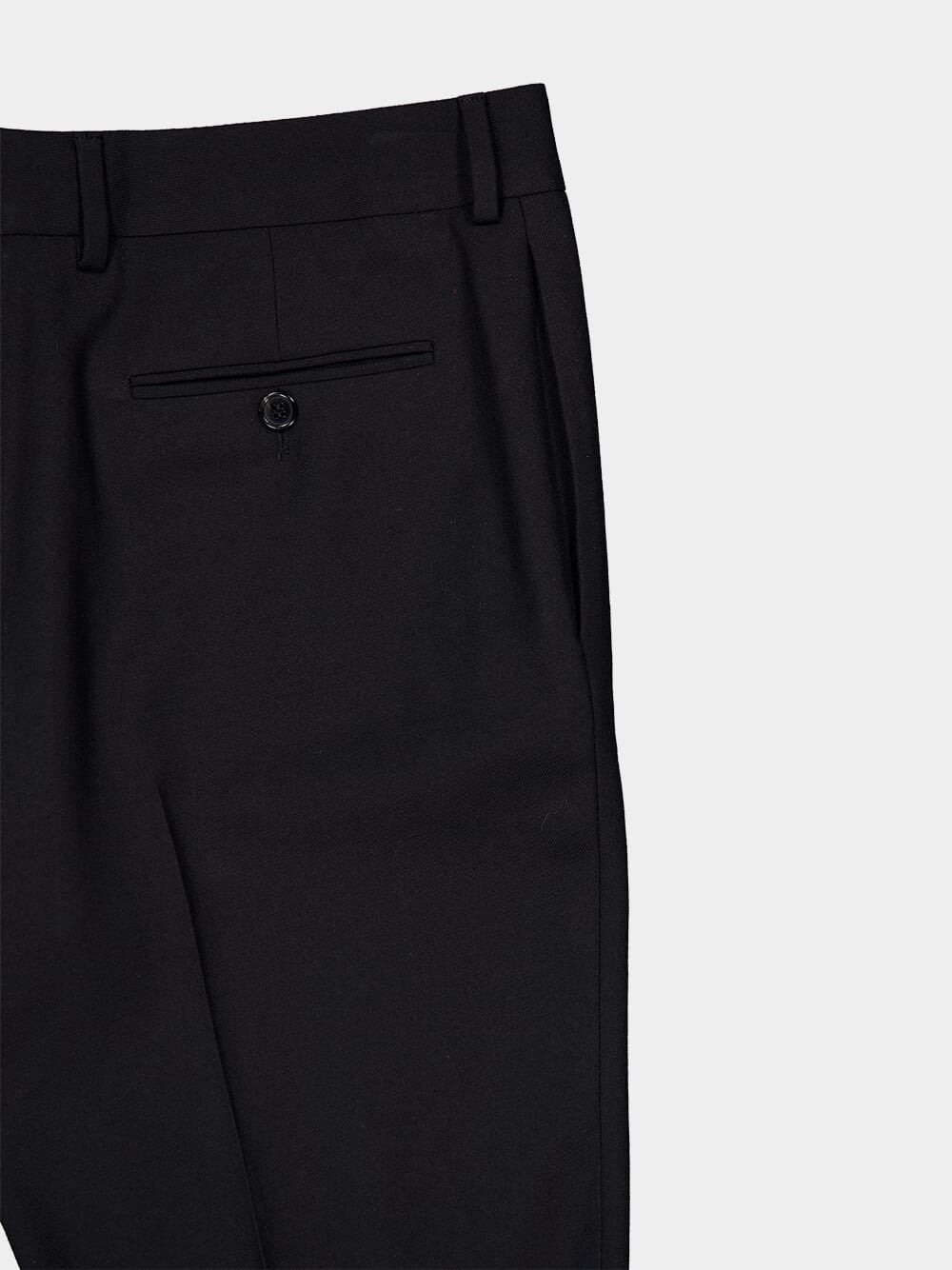 Classic Wool Gabardine Trousers