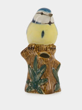 Quail Ceramics Blue Tit Ceramic Bud Vase