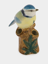 Quail Ceramics Blue Tit Ceramic Bud Vase