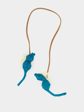 Sensi Studio Bag Charm Blue Caballos de Mar