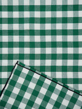 Maison de Vacances Green Bourdon Black Mesh Gingham Rectangular Large Tablecloth
