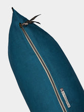 Maison de Vacances Stone Washed Linen Deep Blue Cushion