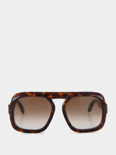 Emmanuelle Khanh Dark Tortoiseshell XXL Oversized 1997 Sunglasses