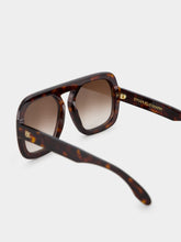 Emmanuelle Khanh Dark Tortoiseshell XXL Oversized 1997 Sunglasses