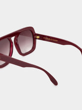 Emmanuelle Khanh Laque Griotte 1997 Oversized Sunglasses