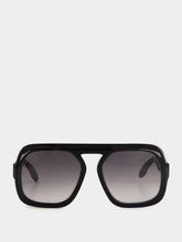 Emmanuelle Khanh Black 1997 Oversized Sunglasses