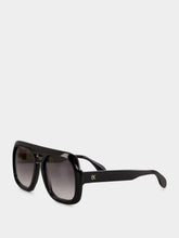 Emmanuelle Khanh Black 1997 Oversized Sunglasses