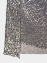 Rabanne Silver Chainmail Draped Skirt