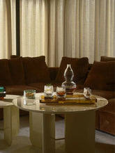 Reflections Copenhagen Amber and Clear Shadow Crystal Tray