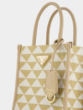 Prada Symbole Embroidered Fabric Mini Bag