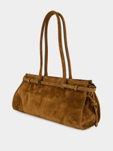 Prada Cocoa Brown Suede Medium Handbag