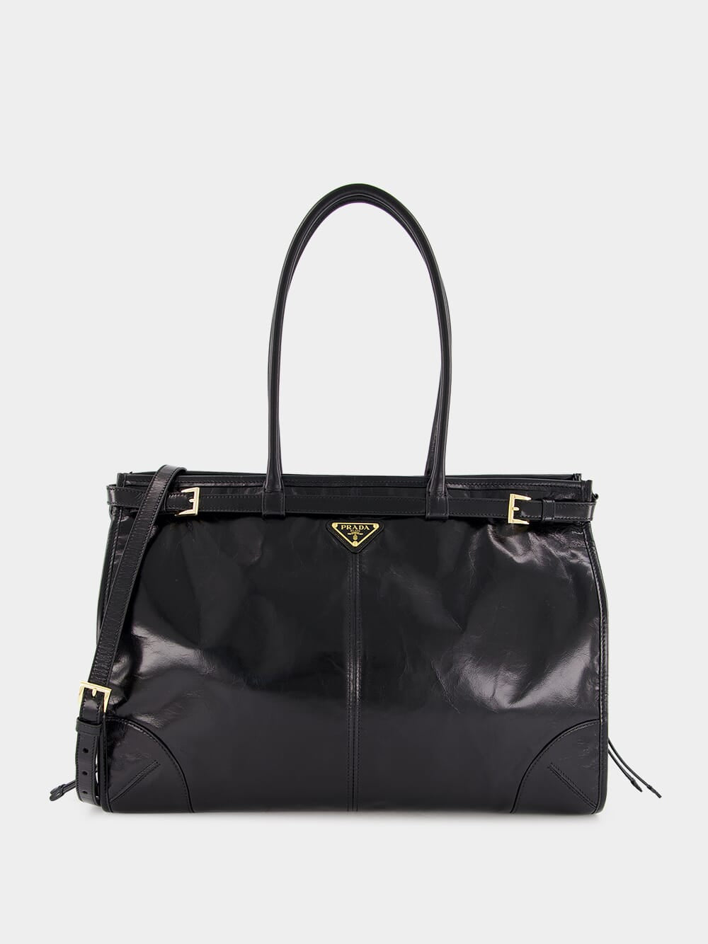 Black Large Leather Handbag