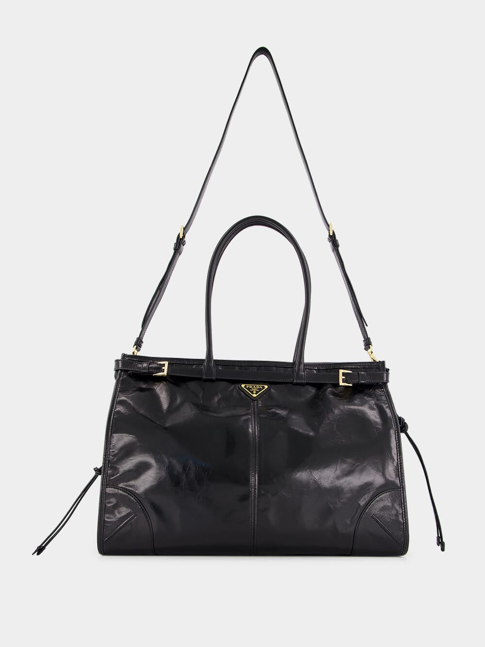 Black Large Leather Handbag