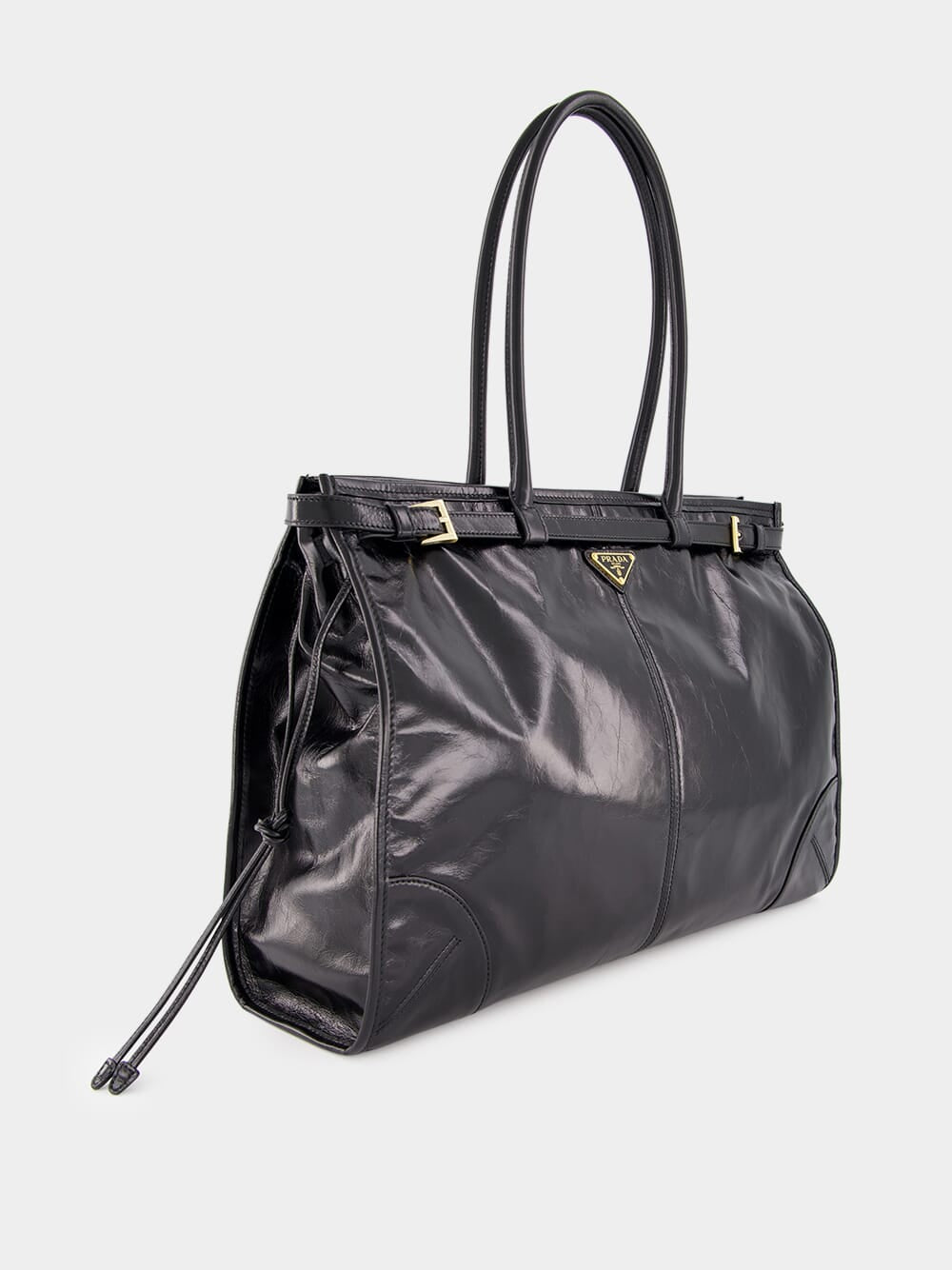 Black Large Leather Handbag