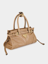 Prada Bonnie Mini Leather Handbag Cameo