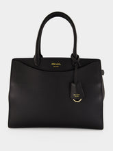 Prada Black Leather Tote Bag