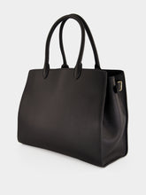 Prada Black Leather Tote Bag