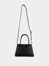Prada Black Leather Top Handle Bag