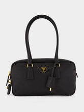 Prada Black Small Saffiano Top-Handle Bag
