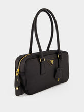 Prada Black Small Saffiano Top-Handle Bag