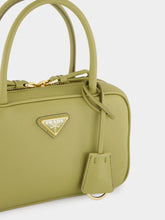 Prada Pistachio Green Calf Leather Handbag
