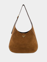 Prada Suede Leather Hobo Bag