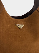Prada Suede Leather Hobo Bag